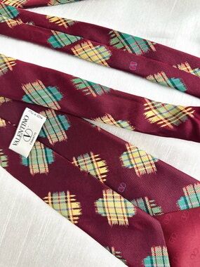 Valentino 100%Silk tie
